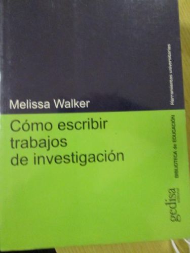 Portada del libro de CÓMO ESCRIBIR TRABAJOS DE INVESTIGACIÓN
