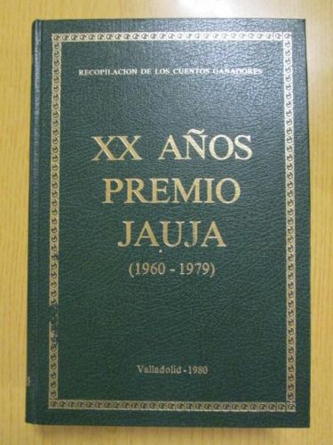 Portada del libro de XX AÑOS PREMIO JAUJA (1960-1979)