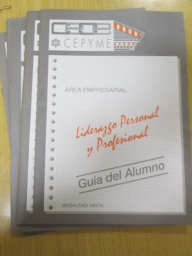Portada del libro de ÁREA EMPRESARIAL: Liderazgo personal y profesional. Guía de Alumno. Modalidad Mixta (5 cuadernillos)