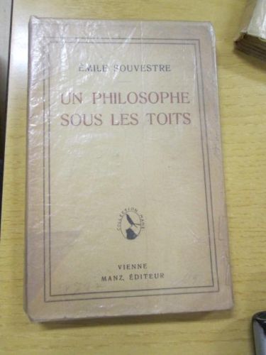 Portada del libro de UN PHILOSOPHE SOUS LES TOITS. Journal d'un homme hereux