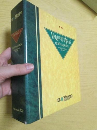 Portada del libro de VALLISOLETANOS: QUIÉN ES QUIÉN EN EL VALLADOLID DEL 2000