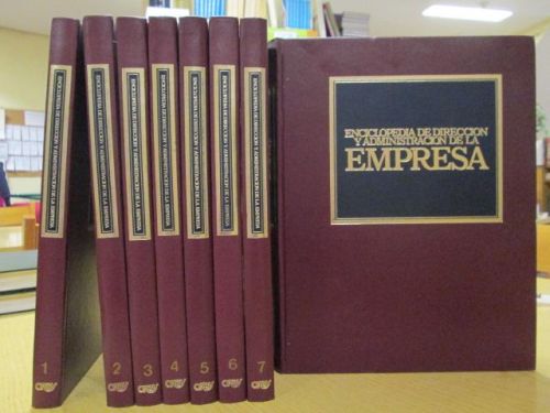 Portada del libro de ENCICLOPEDIA DE DIRECCION Y ADMINISTRACION DE LA EMPRESA (8 tomos)