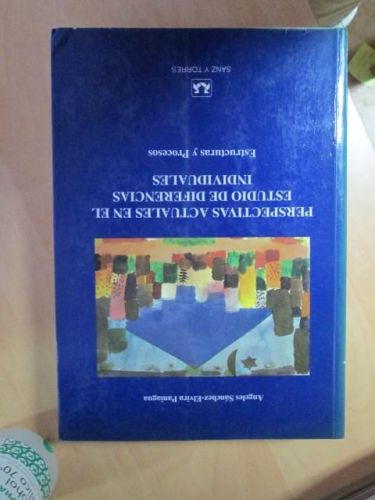 Portada del libro de PERSPECTIVAS ACTUALES EN EL ESTUDIO DE DIFERENCIAS INDIVIDUALES. Estructuras y procesos