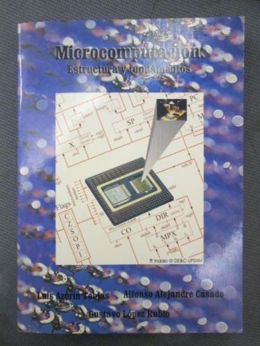 Portada del libro de MICROCOMPUTACIÓN. Estructura y fundamentos.