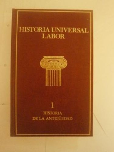Portada del libro de HISTORIA UNIVERSAL LABOR: TEXTOS Y DOCUMENTOS DE HISTORIA MODERNA Y CONTEMPORANEA 8 tomos