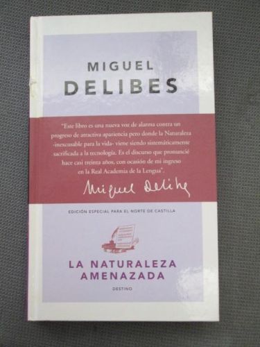 Portada del libro de LA NATURALEZA AMENAZADA