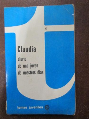 Portada del libro de CLAUDIA. Diario de una joven de nuestros días.