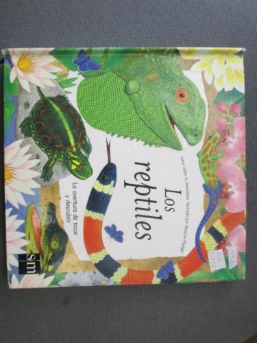 Portada del libro de LOS REPTILES. La aventura de tocar y descubrir