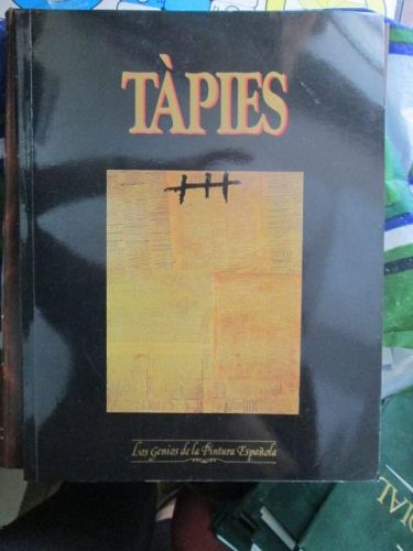 Portada del libro de LOS GENIOS DE LA PINTURA ESPAÑOLA. TÁPIES