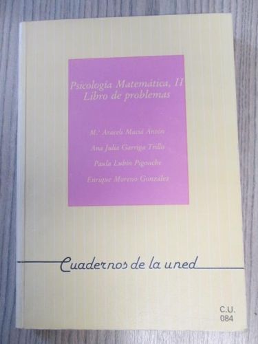 Portada del libro de PSICOLOGÍA MATEMÁTICA, II LIBRO DE PROBLEMAS
