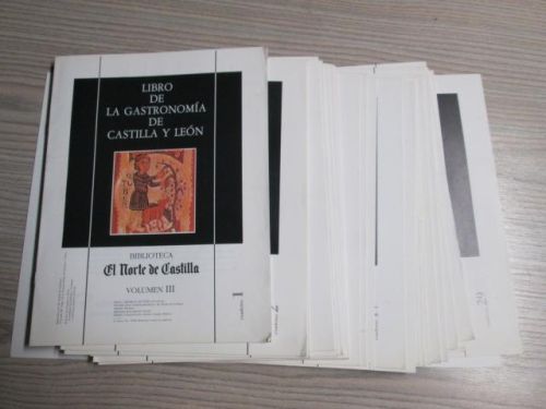 Portada del libro de BIBLIOTECA EL NORTE DE CASTILLA VOLUMEN III. LIBRO DE LA GASTRONOMÍA DE CASTILLA Y LEON (29 cuadernos)
