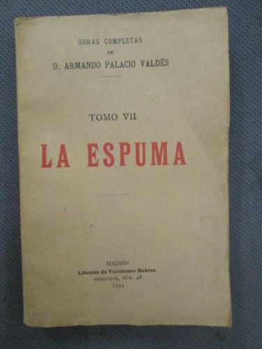 Portada del libro de LA ESPUMA