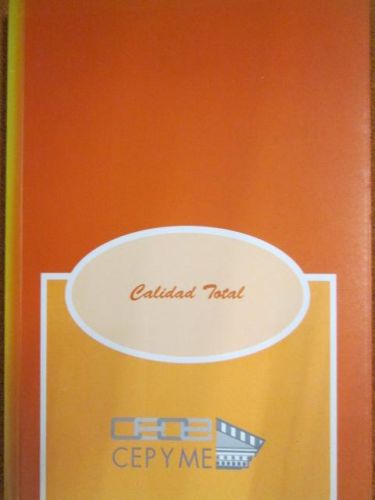 Portada del libro de Calidad total
