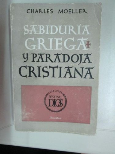 Portada del libro de SABIDURÍA GRIEGA Y PARADOJA CRISTIANA