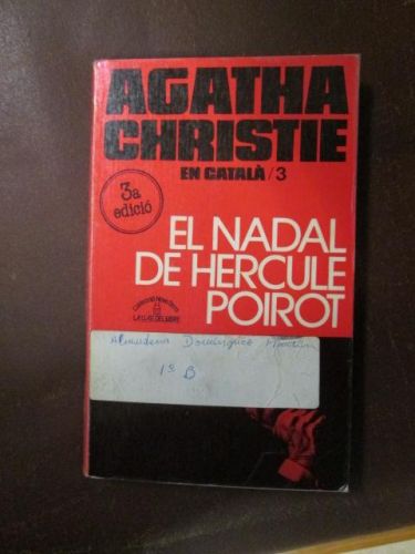 Portada del libro de EL NADAL DE HERCULE POIROT