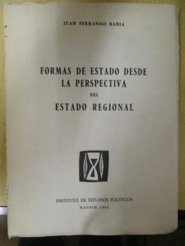 Portada del libro de FORMAS DEL ESTADO DESDE LA PERSPECTIVA DEL ESTADO REGIONAL