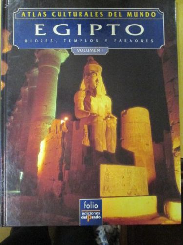 Portada del libro de ATLAS CULTURALES DEL MUNDO. EGIPTO. DIOSES,TEMPLOS Y FARAONES. (VOLUMEN I)