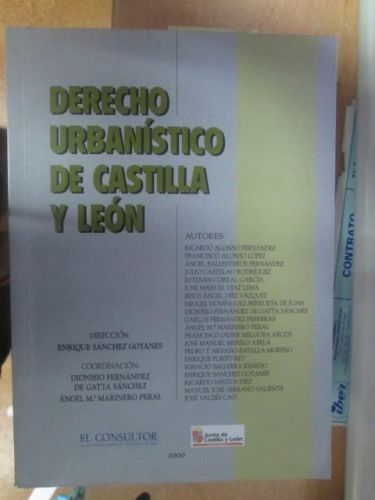 Portada del libro de DERECHO URBANÍSTICO DE CASTILLA Y LEÓN