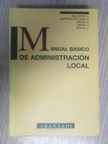 Portada del libro de MANUAL BÁSICO DE ADMINISTRACIÓN LOCAL