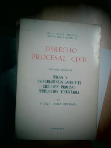 Portada del libro de DERECHO PROCESAL CIVIL. Juicios y procedimientos especiales, ejecución procesal, jurisdicción voluntaria