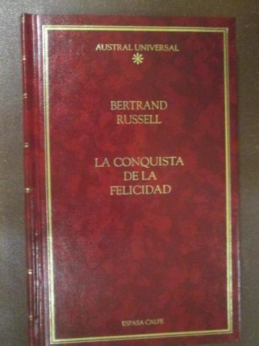 Portada del libro de LA CONQUISTA DE LA FELICIDAD