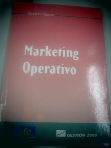 Portada del libro de MARKETING OPERATIVO