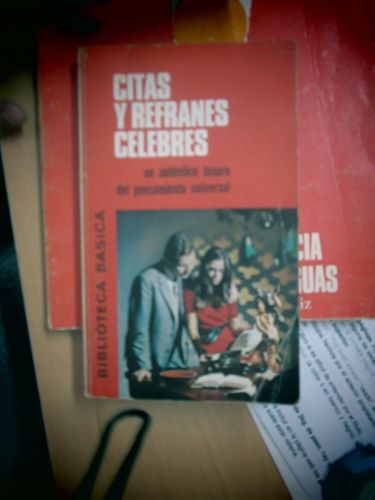 Portada del libro de CITAS Y REFRANES CELEBRES