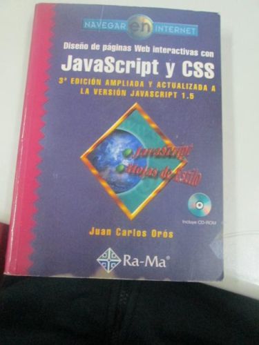 Portada del libro de DISEÑO DE PÁGINAS WEB INTERACTIVAS CON JAVASCRIPT Y CSS