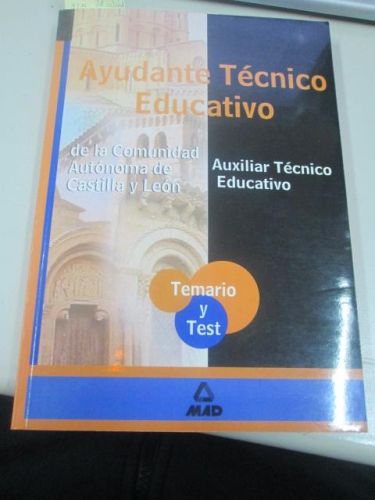 Portada del libro de AYUDANTE TÉCNICO EDUCATIVO