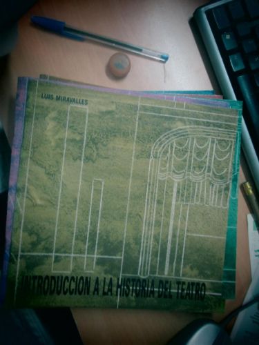 Portada del libro de INTRODUCCION A LA HISTORIA DEL TEATRO