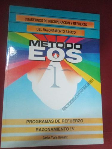 Portada del libro de CUADERNOS DE RECUPERACIÓN Y REFUERZO DEL RAZONAMIENTO BÁSICO. MÉTODO EOS (PROGRAMAS DE REFUERZO, RAZONAMIENTO...