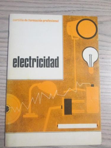 Portada del libro de ELECTRICIDAD. Cartilla de formación profesional.