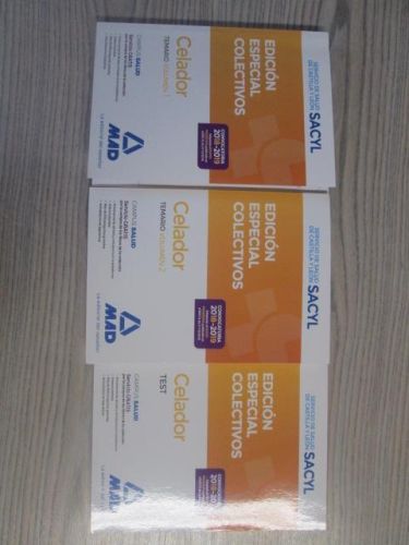 Portada del libro de CELADOR DEL SERVICIO DE SALUD DE CASTILLA Y LEÓN