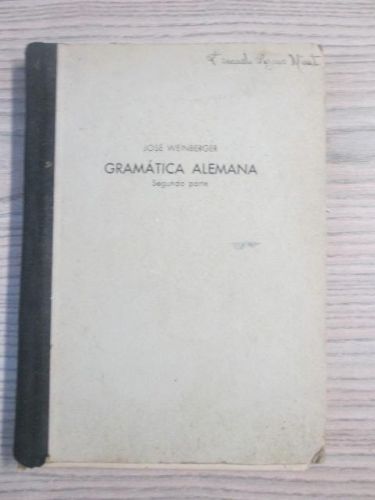 Portada del libro de GRAMÁTICA ALEMANA. Segunda parte