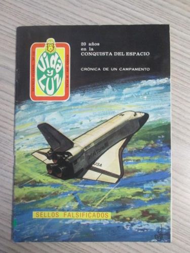 Portada del libro de VIDA Y LUZ. Nº112 20 AÑOS EN LA CONQUISTA DEL ESPACIO. CRÓNICA DE UN CAMPAMENTO