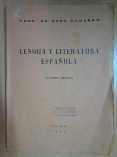 Portada del libro de LENGUA Y LITERATURA ESPAÑOLA. Tercer curso