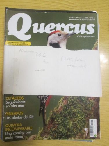 Portada del libro de QUERCUS (275-286 AÑO 2009 menos marzo y abril)