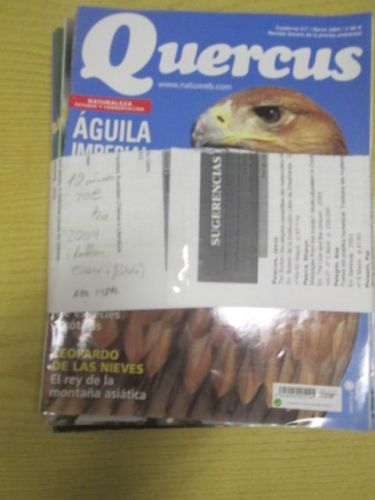 Portada del libro de QUERCUS (217-226 año 2004 menos enero y febrero)