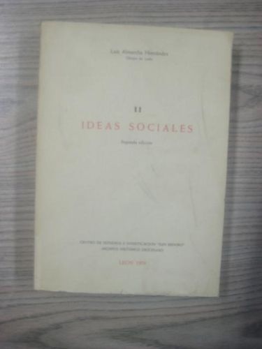 Portada del libro de II IDEAS SOCIALES