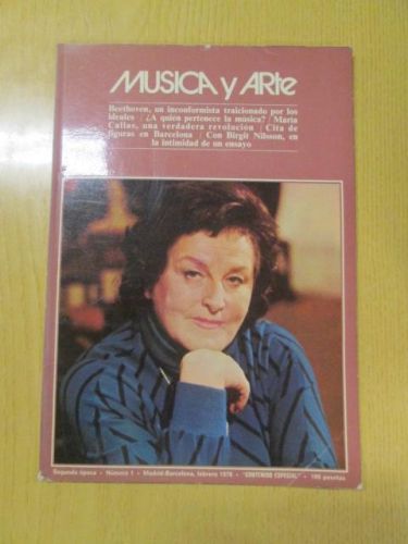 Portada del libro de MÚSICA Y ARTE (número 1 segunda época)