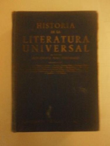Portada del libro de HISTORIA DE LA LITERATURA UNIVERSAL
