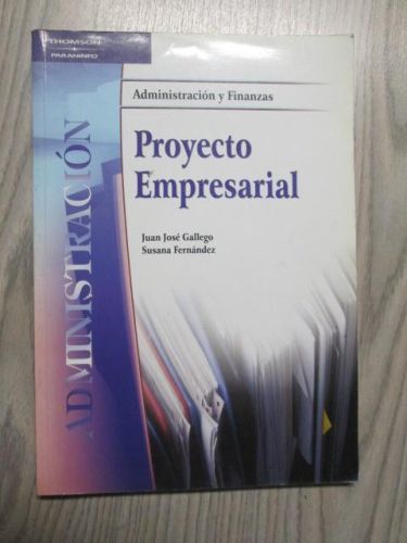 Portada del libro de PROYECTO EMPRESARIAL (ADMINISTRACIÓN Y FINANZAS)