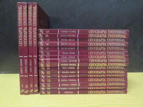 Portada del libro de GEOGRAFÍA UNIVERSAL (20 VOLÚMENES)