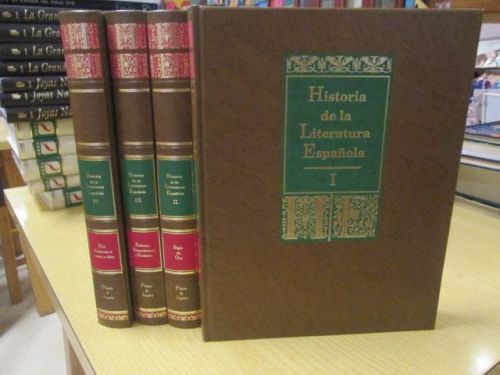 Portada del libro de HISTORIA DE LA LIERATURA ESPAÑOLA (4 TOMOS)