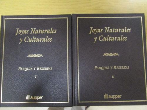 Portada del libro de PARQUES Y RESERVAS (TOMOS I Y II). JOYAS NATURALES Y CULTURALES.