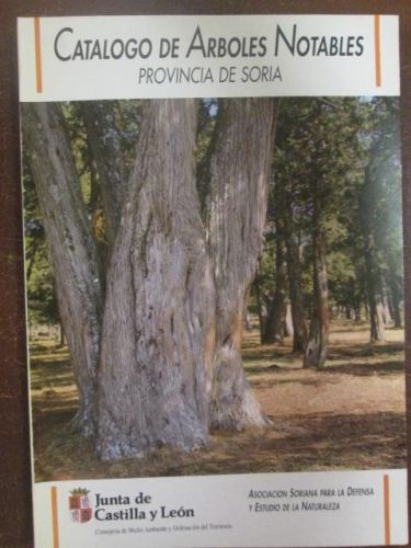 Portada del libro de CATÁLOGO DE ÁRBOLES NOTABLES. Provincia de Soria