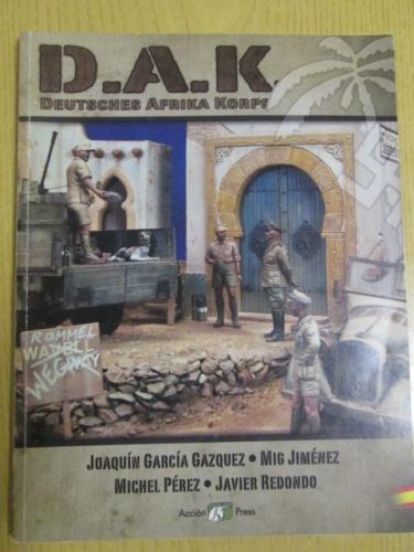 Portada del libro de D.A.K. DEUTSCHES AFRIKA KORPS