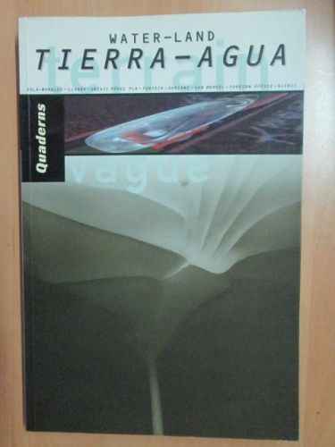 Portada del libro de TIERRA-AGUA Water-Land, Quaderns, Arquitecture i Urbanisme