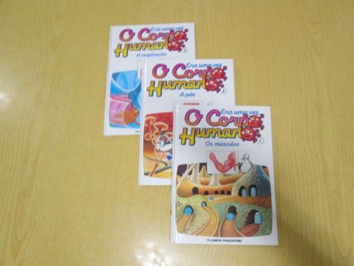 Portada del libro de ERA UMA VEZ O CORPO HUMANO (IDIOMA PORTUGUES, 3 VOLÚMENES)