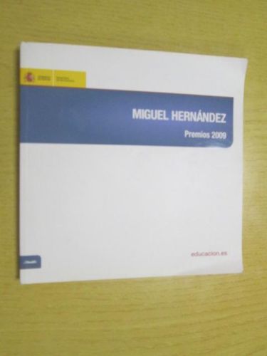 Portada del libro de PREMIOS MIGUEL HERNANDEZ 2009